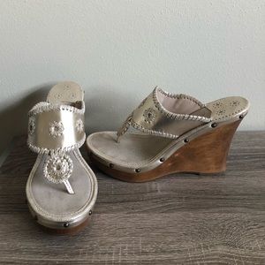 New Jack Rogers wedges 10